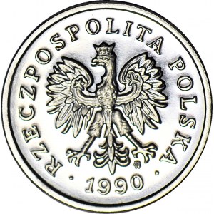 5 groszy 1990, PRÓBA, nikiel