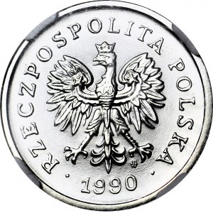 1 złoty 1990, PRÓBA, nikiel