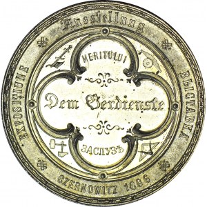 RR-, Austria, Franciszek Józef, Medal Za Zasługi z Wystawy w Czerniowcach w 1886