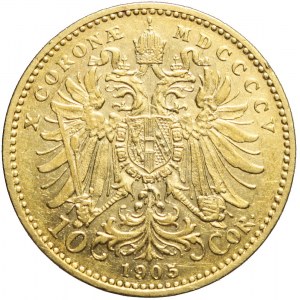 Austria, Franciszek Józef, 10 koron 1905, Wiedeń