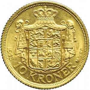 Dania, 10 koron 1913, Christian X