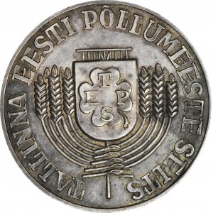 RR-, Estonia, Medal - Estońskie Towarzystwo Rolnicze w Tallinie ~1930