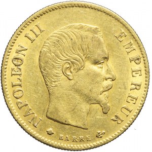 Francja, Napoleon III, 10 franków 1860 BB, Strasbourg