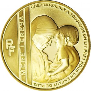 Francja, 50 euro 2010, Matka Teresa