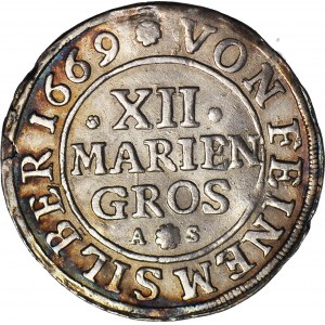 Niemcy, Hanower, 12 mariengroszy 1669 AS