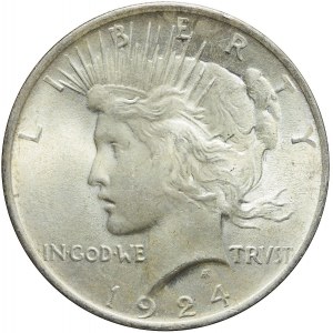 Stany Zjednoczone Ameryki (USA), 1 dolar 1924, Filadelfia, typ Peace