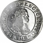 Węgry, Leopold I, 6 krajcarów 1670-KB, Kremnica, WYŚMIENITE