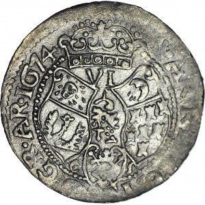 RR-, Michał Apafi, 6 krajcarów 1674 C-I