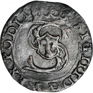Zygmunt III Waza, Szeląg bd, Ryga, fałszerstwo z epoki