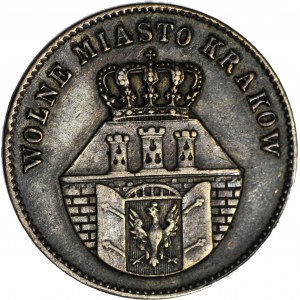 Wolne Miasto Kraków, 1 złoty 1835, ładne