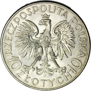 10 złotych 1933, Traugutt, piękny