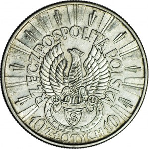 10 złotych 1934, Piłsudski, ORZEŁ STRZELECKI