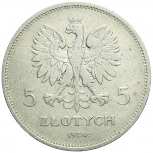 5 złotych 1928 Nike, Warszawa