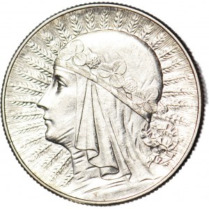 5 złotych 1933, Głowa, mennicza