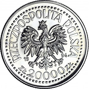 20000 złotych 1994, PRÓBA, nikiel, Związek Inwalidów Wojennych