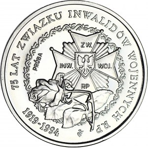 200000 złotych 1991, PRÓBA, nikiel, Związek Inwalidów Wojennych