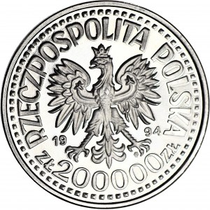 200000 złotych 1991, PRÓBA, nikiel, Związek Inwalidów Wojennych