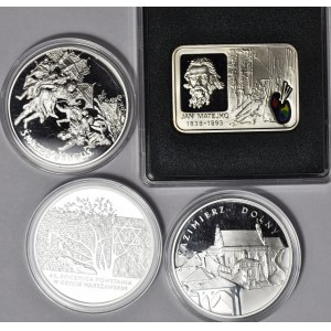 Zestaw 4 szt. 20 złotych 2002, 2003 i 2008