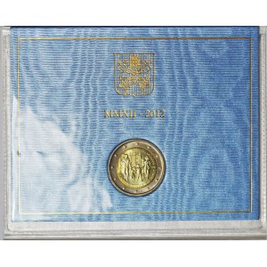 Watykan, Benedykt XVI, 2 euro 2012, Rzym, 7 Światowe Spotkanie Rodzin