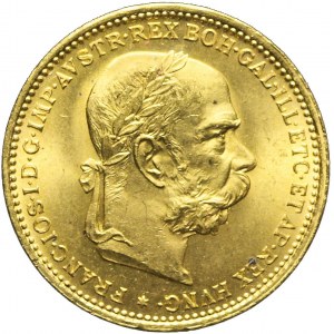 Austria, Franciszek Józef, 20 koron 1893, piękne