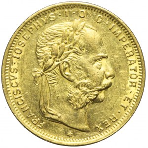 Austria, Franciszek Józef, 8 florenów 1884