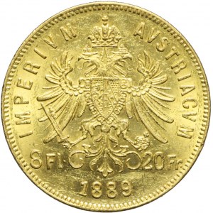 Austria, Franciszek Józef, 8 florenów 1884