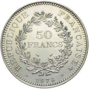 Francja, V Republika, 50 franków 1976, Herkules