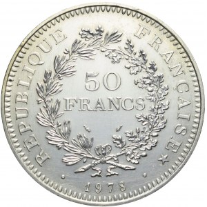 Francja, V Republika, 50 franków 1978, Herkules