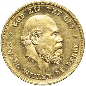 Holandia, Wilhelm III, 10 guldenów 1876