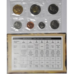 Zestaw 7 szt. monet, Kanada