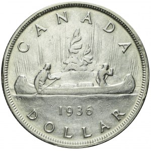 Kanada, Jerzy V, 1 dolar 1936