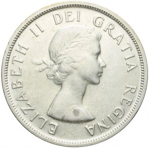 Kanada, Elżbieta II, 1 dolar 1955