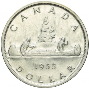 Kanada, Elżbieta II, 1 dolar 1955