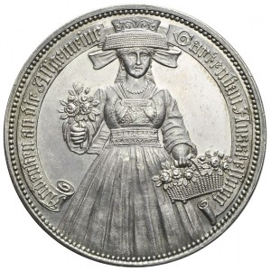 Niemcy, Hamburg, Medal 1897, Wystawa Ogrodnicza