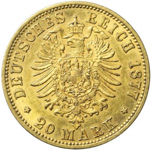 Niemcy, Prusy, 20 marek 1877 A, Wilhelm I, Berlin