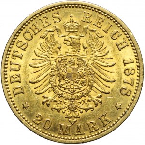 Niemcy, Prusy, 20 marek 1878 A, Wilhelm I, Berlin
