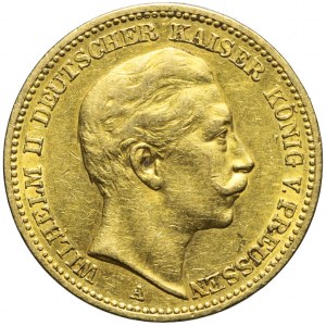 Niemcy, Prusy, 20 marek 1889 A, Wilhelm II, Berlin