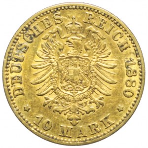 Niemcy, Prusy, 10 marek 1880 A, Wilhelm I, Berlin
