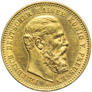 Niemcy, Prusy, 10 marek 1888 A, Fryderyk III, Berlin