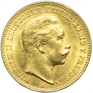 Niemcy, Prusy, 10 marek 1898, Wilhelm II, Berlin, piękne