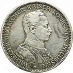 Niemcy, Prusy, 3 marki 1914 A, Wilhelm II, Berlin