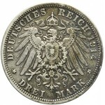 Niemcy, Prusy, 3 marki 1914 A, Wilhelm II, Berlin