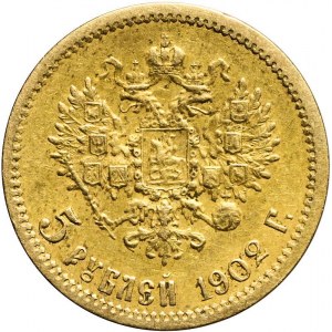 Rosja, Mikołaj II, 5 rubli 1902