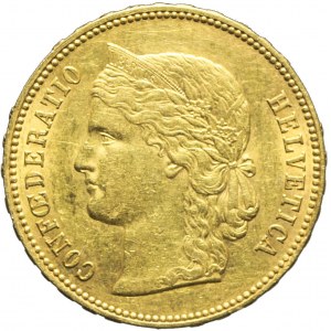 Szwajcaria, 20 franków 1894 B, Berno