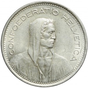Szwajcaria, 5 franków 1969 B, Berno, mennicze