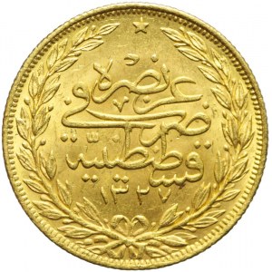 Turcja, Muhammed V, 100 kurush AH1327 rok 3 (1911)