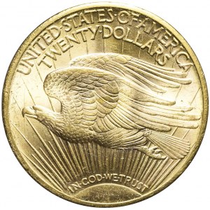 Stany Zjednoczone Ameryki (USA), 20 dolarów 1922, Saint Gaudens, bardzo ładne