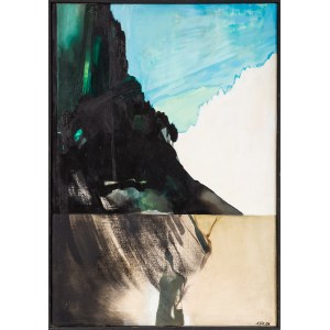 Aleksandra Stroczyńska, Le paysage au poirier, 1984