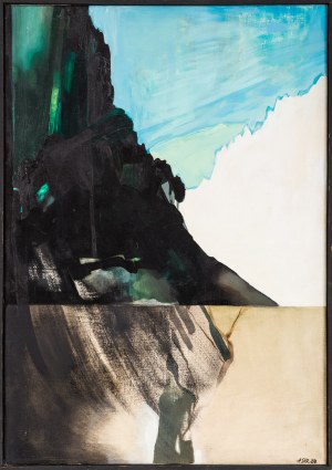 Aleksandra Stroczyńska, Le paysage au poirier, 1984