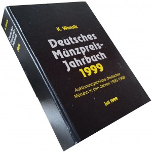 K. Wonsik, Deutsches Münzpreis-Jahrbuch - Notowania monet niemieckich (w typ Śląskich) w latach 1995-1999, K. Wonsik, 860 stron